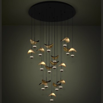 Eglo - LED Stmievateľný luster na lanku 17xLED/2,3W/230V 3000K pr. 78 cm