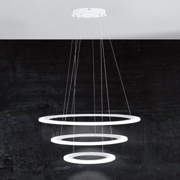 Eglo - LED Stmievateľný luster na lanku 1xLED/45W/230V + 1xLED/33W + 1xLED/19,5W