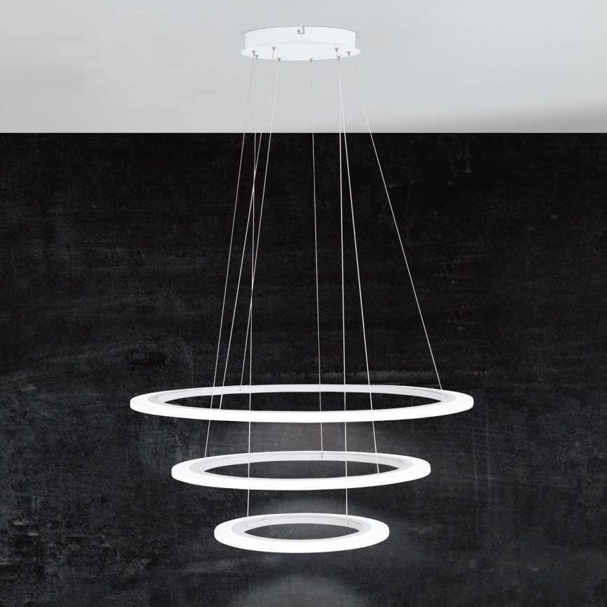Eglo - LED Stmievateľný luster na lanku 1xLED/45W/230V + 1xLED/33W + 1xLED/19,5W
