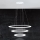 Eglo - LED Stmievateľný luster na lanku 1xLED/45W/230V + 1xLED/33W + 1xLED/19,5W
