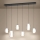 Eglo - LED Stmievateľný luster na lanku 2xLED/7W/230V + 4xLED/5,5W + 6xLED/1,6W 2200-6500K čierny chróm