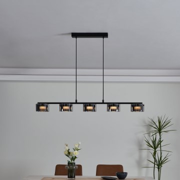 Eglo - LED Stmievateľný luster na lanku 5xLED/5,4W/230V
