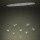 Eglo - LED Stmievateľný luster na lanku 8xLED/4,2W/230V 3000K lesklý chróm
