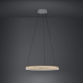 Eglo - LED Stmievateľný luster na lanku LED/36W/230V 3000K šedá/dub