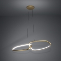 Eglo - LED Stmievateľný luster na lanku LED/37,5W/230V 3000K zlatá