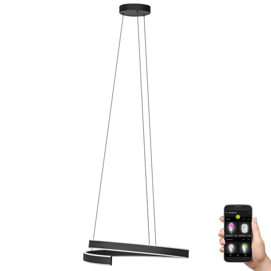 Eglo - LED Stmievateľný luster na lanku LED/42,5W/230V 3000-6500K