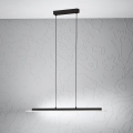 Eglo - LED Stmievateľný luster na lanku LED/57,5W/230V 3000K čierna + diaľkové ovládanie