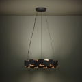 Eglo - LED Stmievateľný luster na lanku LED/72W/230V 3000K čierna/zlatá