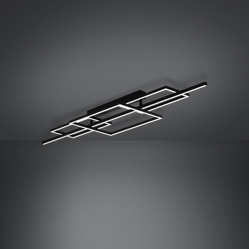 Eglo - LED Stmievateľný prisadený luster LED/34,5W/230V 3000K čierna