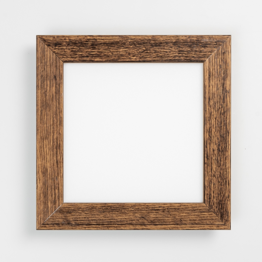Eglo - LED Stmievateľný prisadený panel SALOBRENA 2 WOOD LED/16W/230V 4000K 34x34 cm hnedá