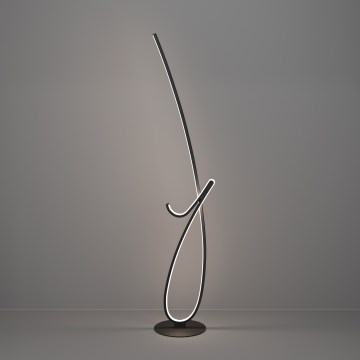 Eglo - LED stojacia lampa LED/20W/230V 2700/4000/6500K čierna