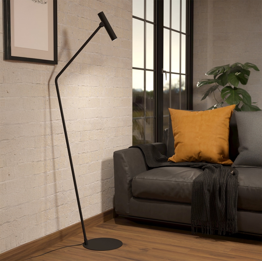 Eglo - LED Stojacia lampa LED/5W/230V 3000K čierna