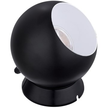 Eglo - LED stolná lampa 1xGU10/2,8W/230V čierna