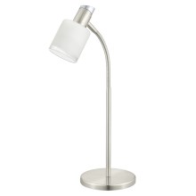 Eglo - LED Stolná lampa MY CHOICE 1xE14/4W/230V chróm/biela