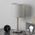 Eglo - LED  Stolná lampa TUNJA 1xE27/60W/230V 26,5 cm matný chróm/biela