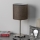 Eglo - LED  Stolná lampa TUNJA 1xE27/60W/230V 26,5 cm matný chróm/hnedá