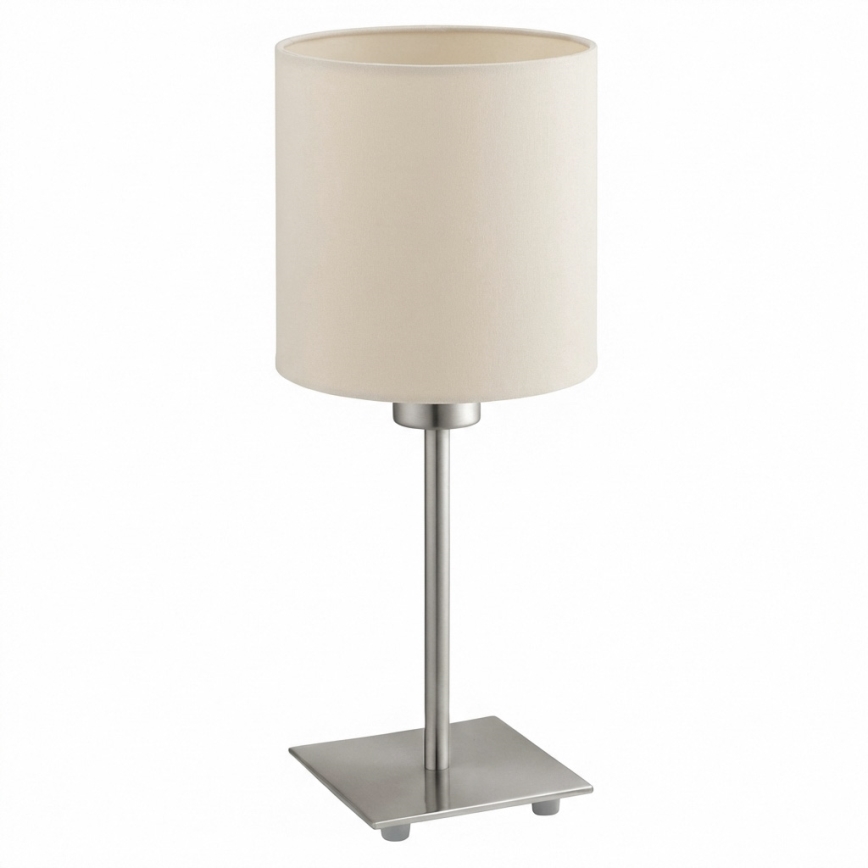 Eglo - LED stolná lampa TUNJA 1xE27/60W/230V krémová