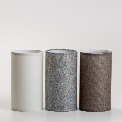 Eglo - LED Stolová lampa TUNJA 1xE27/60W/230V 26,5 cm matný chróm/hnedá