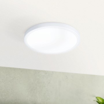 Eglo - LED stropna svetilka za kopalnico LED/20,5W/230V IP44 bela Ø 28,5 cm