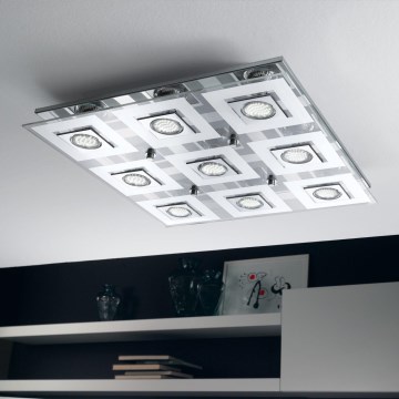 Eglo - LED stropné svietidlo 9xGU10/3W/230V