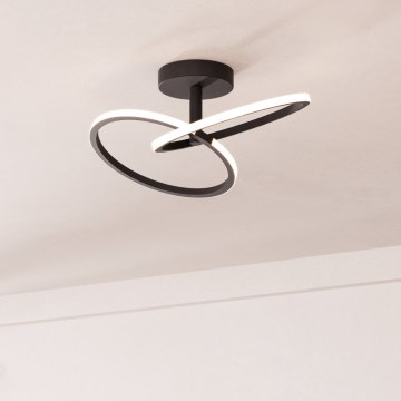 Eglo - LED stropné svietidlo LED/12W/230V 2700/4000/6500K čierna