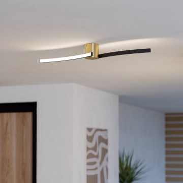 Eglo - LED Stropné svietidlo LED/12W/230V 4000K čierna