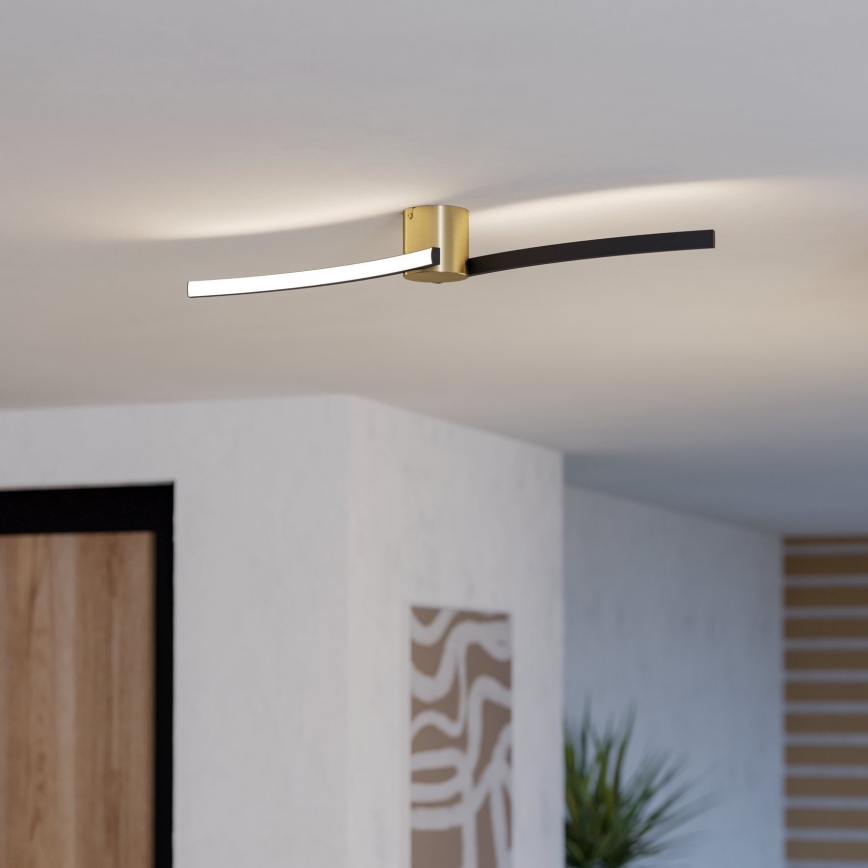 Eglo - LED Stropné svietidlo LED/12W/230V 4000K čierna