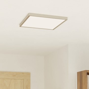 Eglo - LED stropné svietidlo LED/17,5W/230V 2700/4000/6500K 39x39 cm matný chróm