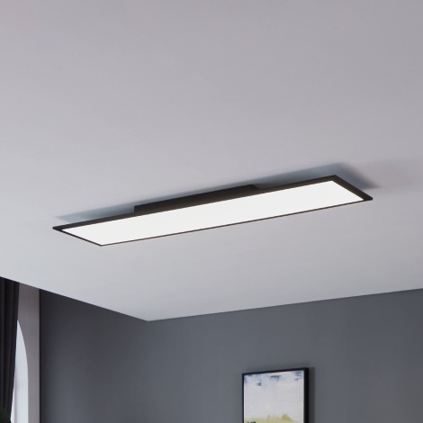 Eglo - LED Stropné svietidlo LED/33W/230V 120x30 cm čierna