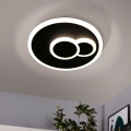 Eglo - LED Stropné svietidlo LED/7,8W/230V pr. 20 cm čierna