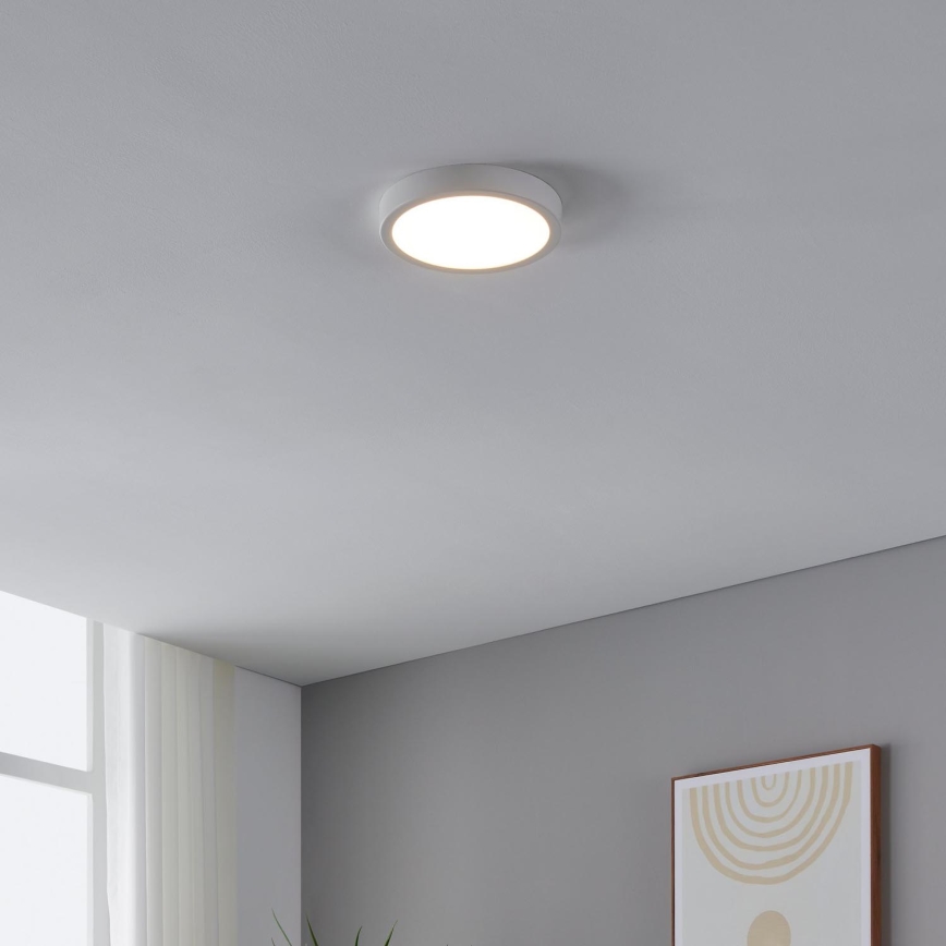 Eglo - LED stropné svietidlo so senzorom FUEVA LED/17W/230V 3000K ø 21 cm pr. 21 cm