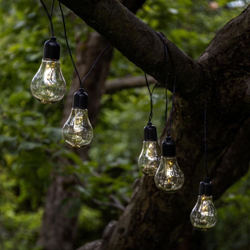 Eglo - LED Vonkajšia dekoračná reťaz 10xLED/0,06W/3V 2xAA IP44