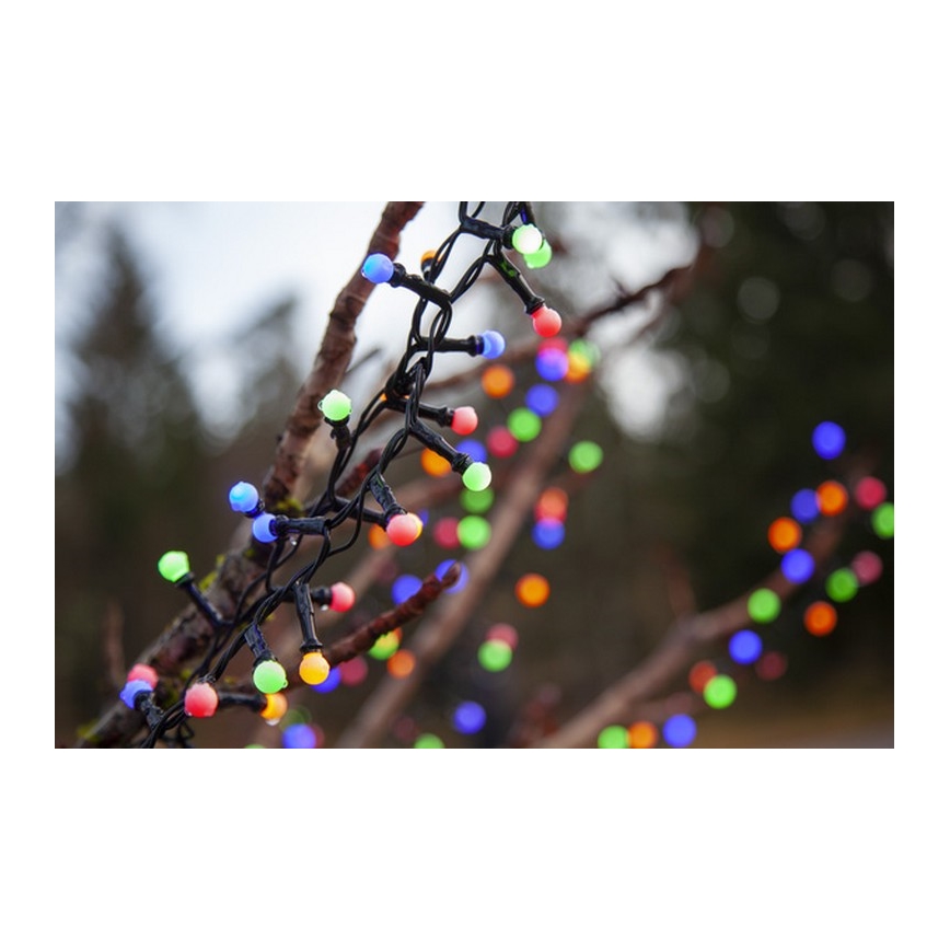 Eglo - LED Vonkajšia vianočná reťaz  300xLED/8 funkcií 11m IP44 multicolor