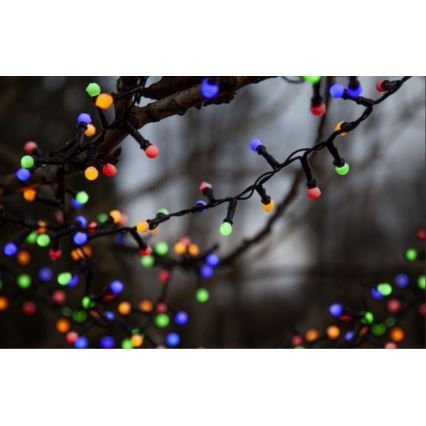 Eglo 472-53 - LED Vonkajšia vianočná reťaz BERRY MINI 700xLED/8 funkcií 14m multicolor IP44