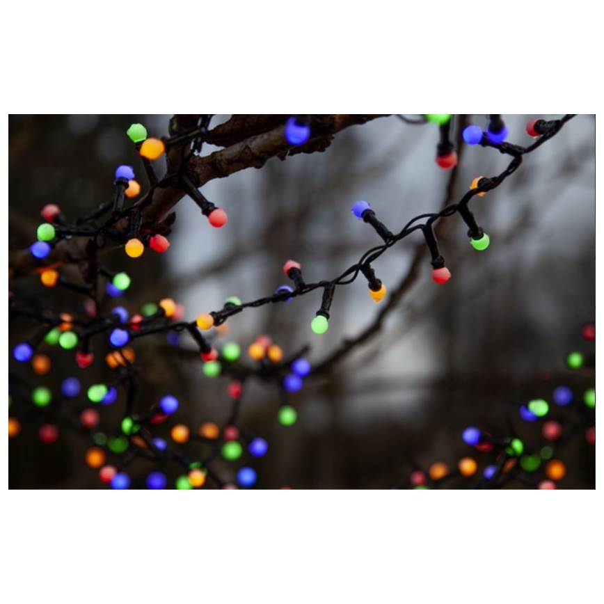 Eglo 472-53 - LED Vonkajšia vianočná reťaz BERRY MINI 700xLED/8 funkcií 14m multicolor IP44