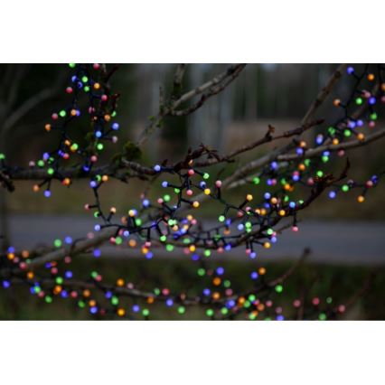 Eglo 472-53 - LED Vonkajšia vianočná reťaz BERRY MINI 700xLED/8 funkcií 14m multicolor IP44