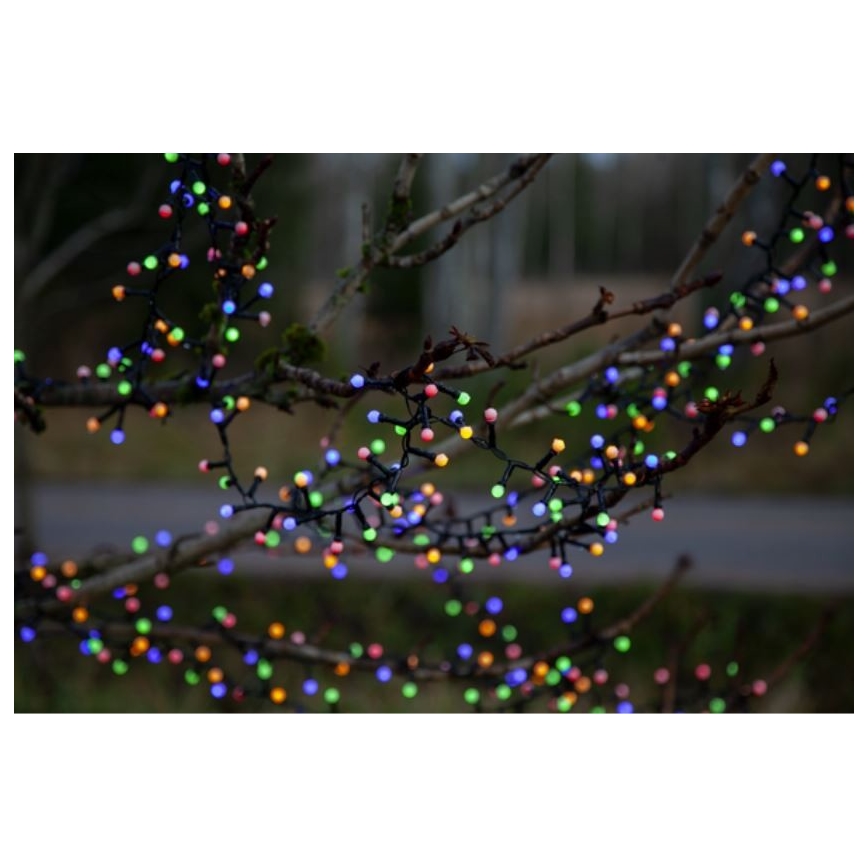 Eglo 472-53 - LED Vonkajšia vianočná reťaz BERRY MINI 700xLED/8 funkcií 14m multicolor IP44