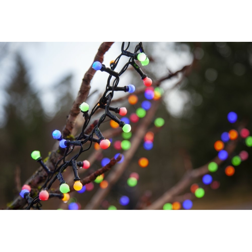 Eglo 472-53 - LED Vonkajšia vianočná reťaz BERRY MINI 700xLED/8 funkcií 14m multicolor IP44