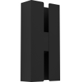 Eglo - LED vonkajšie nástenné svietidlo 2xLED/4W/230V 2700/4000/6000K. IP44 čierne