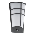 Eglo - LED Vonkajšie nástenné svietidlo s čidlom 1 2xLED/2,5W