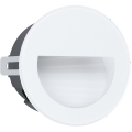 Eglo - LED Vonkajšie zápustné svietidlo LED/2,5W/230V IP65 biela