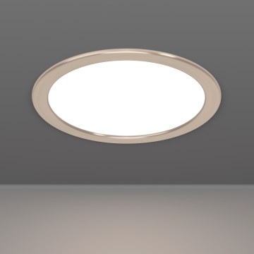 Eglo - LED zapustené svietidlo LED/18,5W/230V 2700/4000/6500K pr. 21,6 cm matný chróm