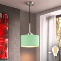 Eglo - LED závesné svietidlo na lanku TUNJA 1xE27/60W/230V priemer 20 cm zelená/čierna