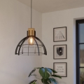 Eglo - Luster na lanku 1xE27/40W/230V čierna