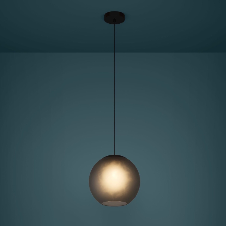 Eglo - Luster na lanku 1xE27/40W/230V dymová