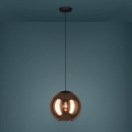 Eglo - Luster na lanku 1xE27/40W/230V medená