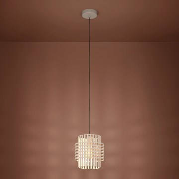 Eglo - Luster na lanku 1xE27/40W/230V pr. 21 cm krémová