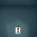 Eglo - Luster na lanku 1xE27/40W/230V pr. 25 cm dymová