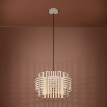 Eglo - Luster na lanku 1xE27/40W/230V pr. 48 cm krémová