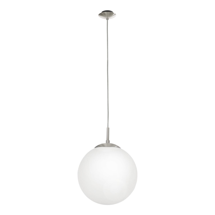 EGLO - Luster na lanku 1xE27/60W/230V pr. 25 cm biela